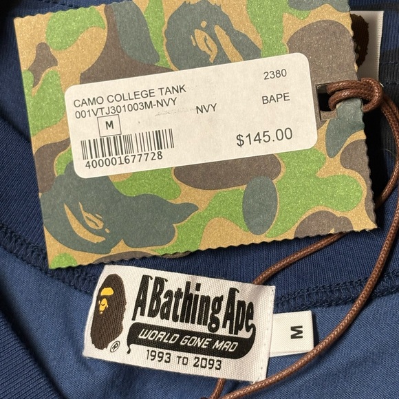 𝙱𝙰𝙿𝙴 𝙲𝚘𝚕𝚘𝚛 𝙲𝚊𝚖𝚘 𝙲𝚘𝚕𝚕𝚎𝚐𝚎 𝚃𝚊𝚗𝚔 𝚃𝚘𝚙 (𝙼𝙴𝙳𝙸𝚄𝙼) - Picture 3 of 4